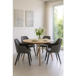 Krzesło PREMIUM KR-9 Tkanina Deluxe Charcoal 05